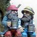 Dwarf World Conversing Pair painted by Bob Olley