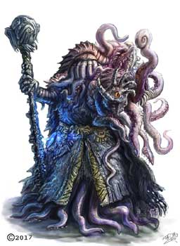 james olley concept artist, Deepwars sea monster creature for Anti Matter Games